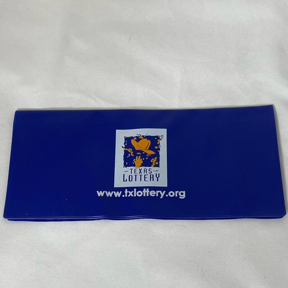Texas Lottery Lotto Texas Gently Used Paper Ticket Holder(item #1) Christmas